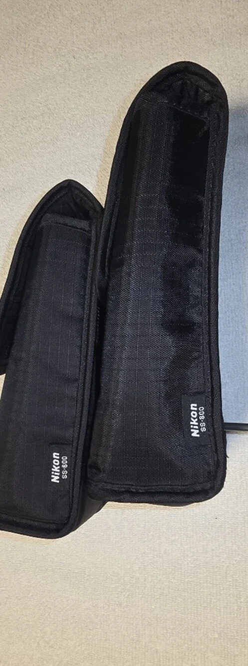 2 Nikon Black Camera Strap Pouch - Compact Carry Case